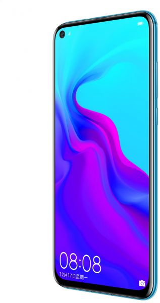 Huawei Nova 4 Dual Sim - 128GB, 8GB RAM, 4G LTE, Crush Blue